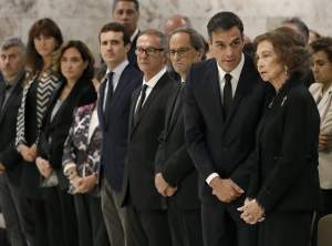 FOTO / Soprana Montserrat Caballe, condusă pe ultimul drum. La ceremonie au fost prezenți înalți demnitari ai Spaniei
