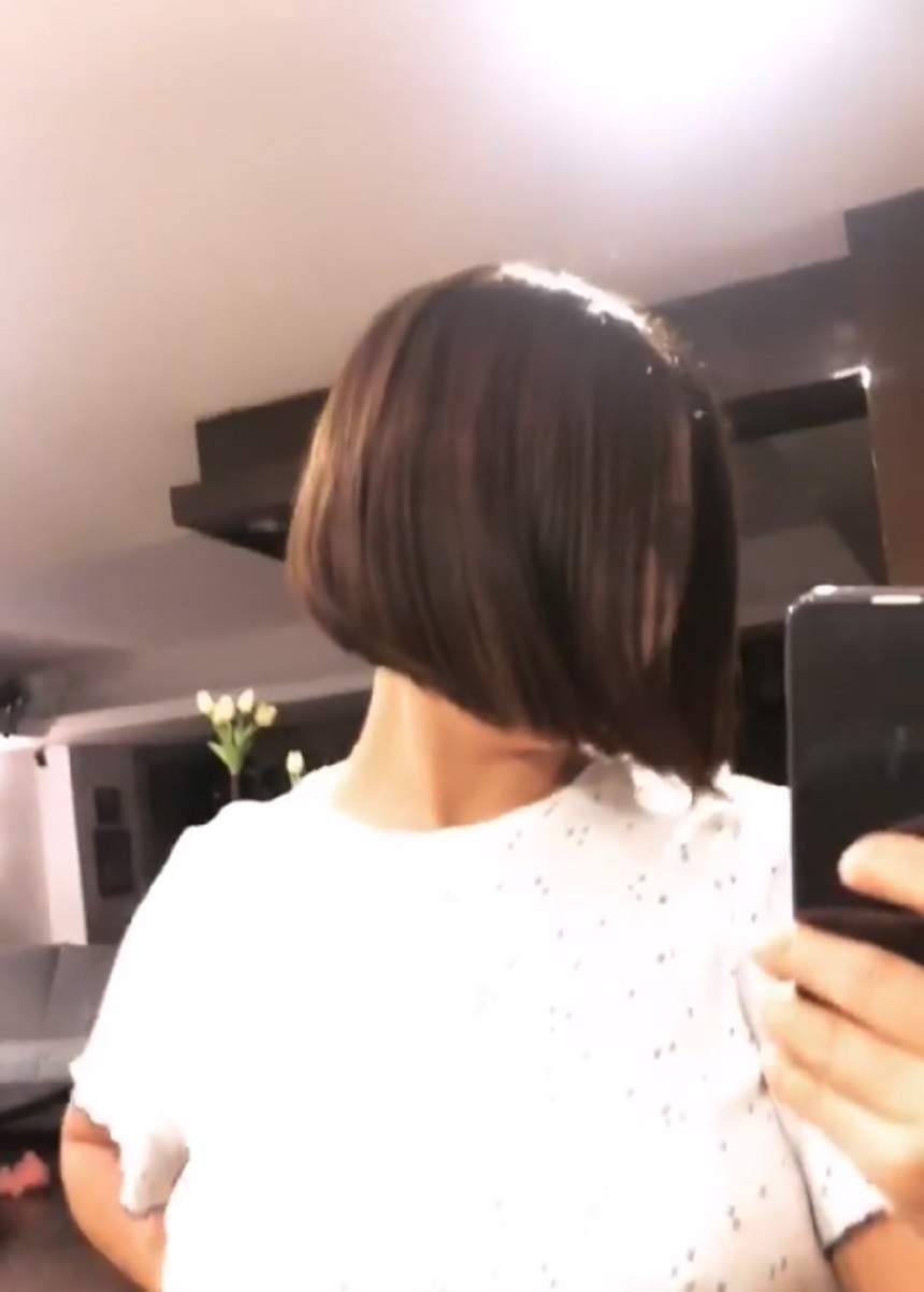 FOTO / Andreea Popescu şi-a schimbat look-ul! Fosta dansatoare a Deliei s-a tuns scurt