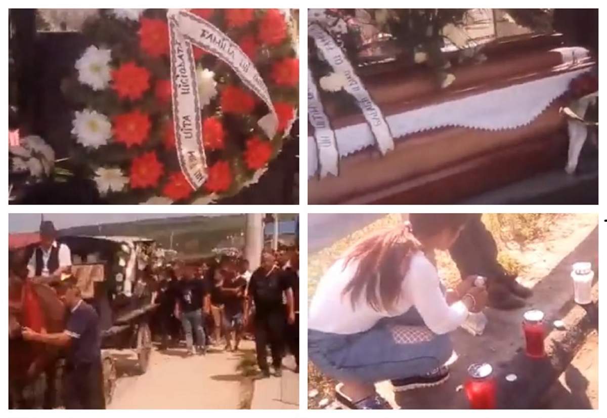VIDEO / Imagini nemaivăzute de la înmormântarea lui Petru Kalau! Șoferul „microbuzului morții” a fost condus la groapă cu muzică și alai mare