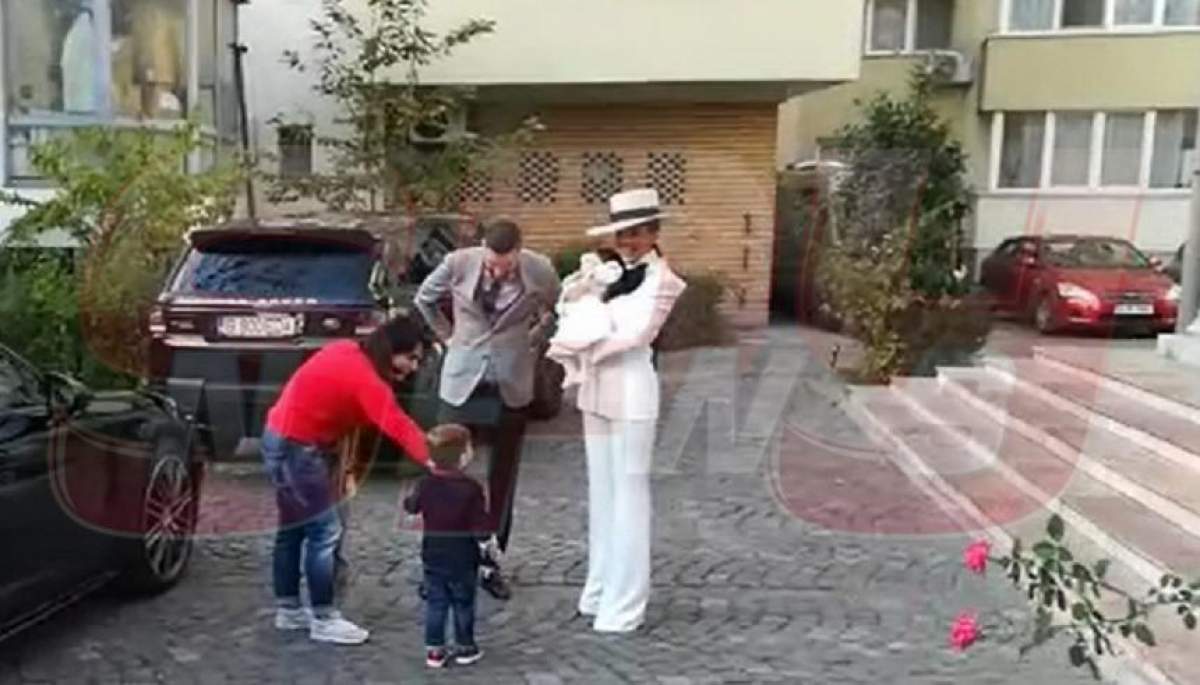 VIDEO PAPARAZZI / Ziua cea mare a sosit! Adelina Pestrițu, botez ca în basme pentru micuța Zenaida