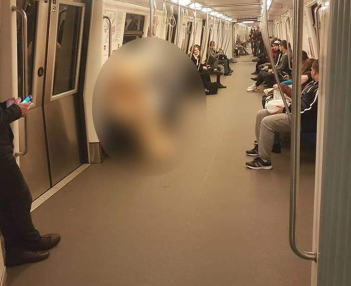 FOTO / Cu ce au dat nas în nas călătorii la metrou. Oamenii au pus imediat mâna pe telefon să facă poză