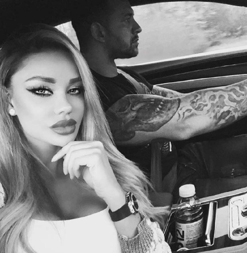 FOTO / Bianca Drăgușanu, senzuală în brațele lui Alex Bodi. Blondina și-a etalat formele sexy pe plajele din Dubai