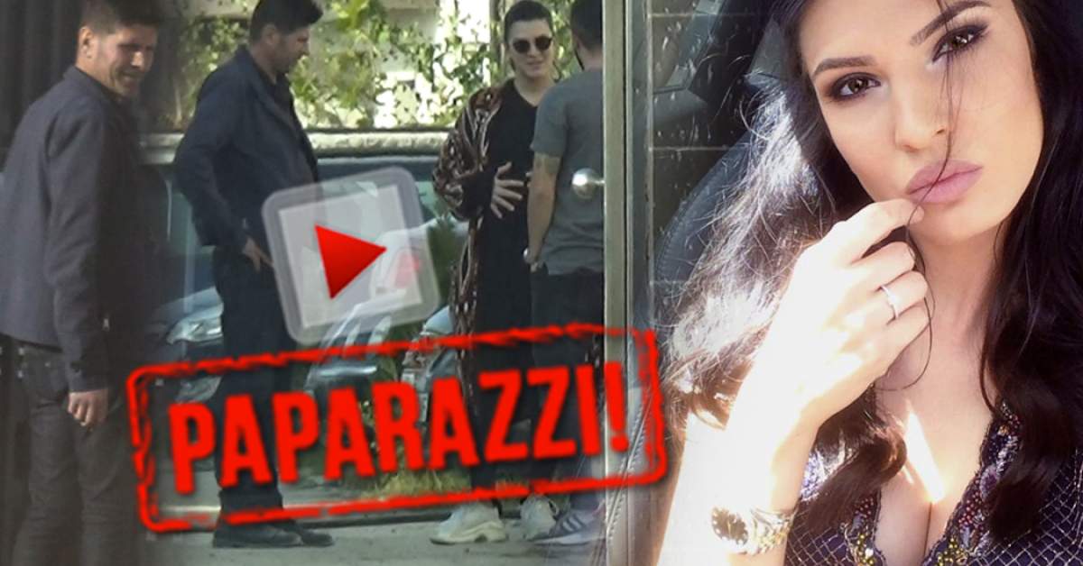 VIDEO PAPARAZZI / Raluca Ogică e cea mai dură graviduţă! Înainte de a-i dărui un nepot, şi-a scos tatăl la raport