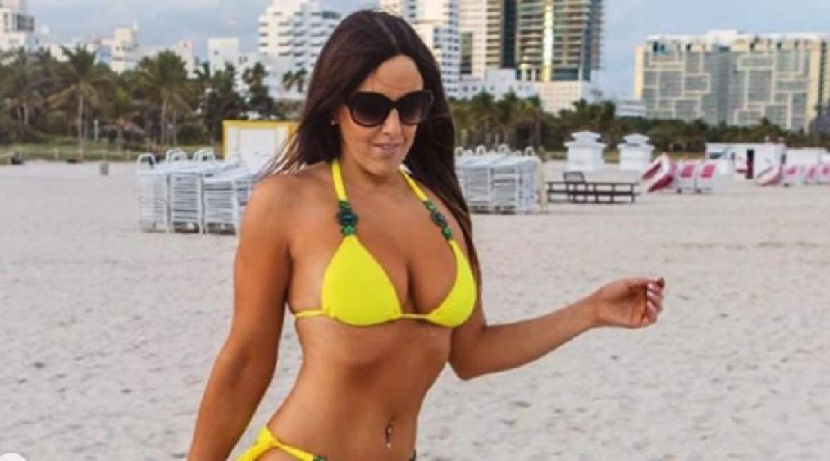 FOTO / Le-a „luat” ochii bărbaților cu formele ei apetisante! Claudia Romani și-a scos fundul la bronzat