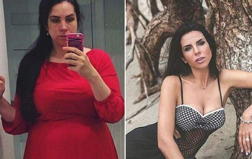 FOTO / O tânără mamă a slăbit 63 de kilograme, după ce a aflat că soţul o înşeală. Ce a urmat este uluitor