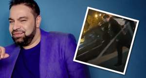 VIDEO / Cum a fost filmat Florin Salam, după ce a fost bătut de un interlop!