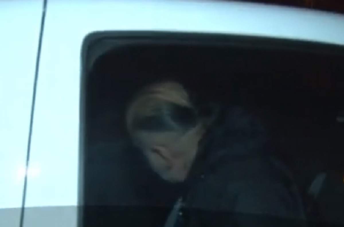 VIDEO / Primele imagini cu Daniel Iordăchioaie în mașina poliției, după ce a fost prins fără permis