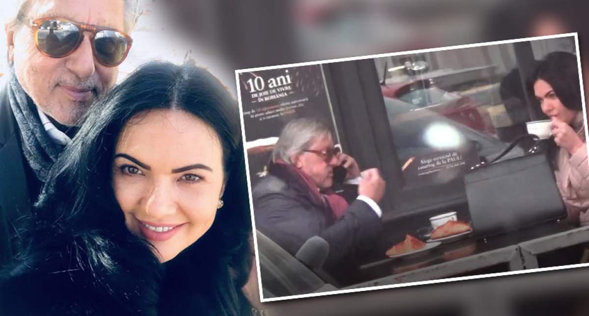 VIDEO PAPARAZZI / Ilie Năstase e la picioarele iubitei! I-a dat să mănânce precum unei vrăbiuţe, iar ea nu a rămas datoare