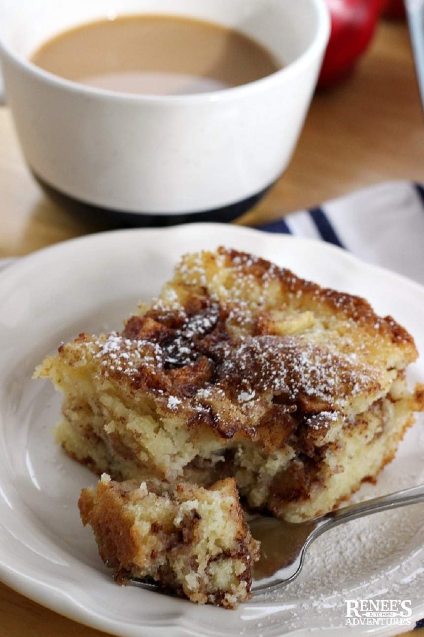 REȚETA ZILEI: Prăjitură cu mere și scorțișoară, ideală de savurat lângă cafea