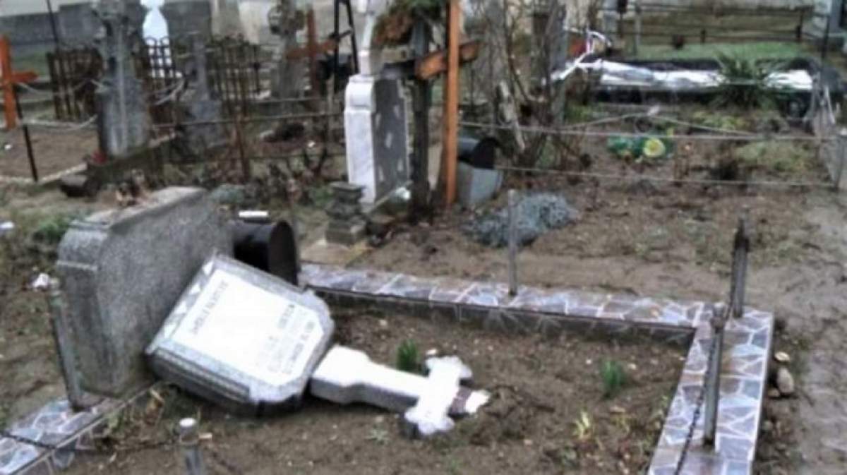 Incident șocant într-un cimitir din Cluj! Copil de 9 ani, în stare gravă după ce a fost strivit de o cruce