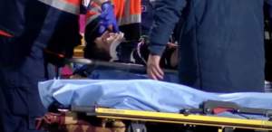 FOTO / Incident cumplit în fotbalul românesc! Jucătorul lovit în gât a căzut inconştient pe teren