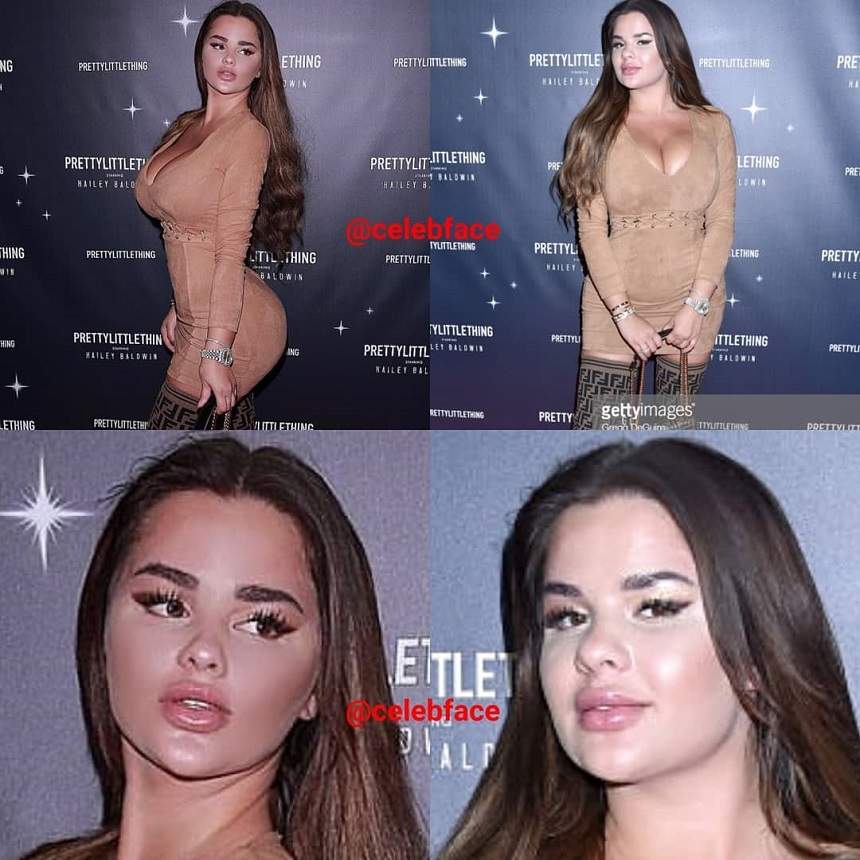 FOTO / Ea este regina Photoshop-ului?! Online arată într-un mare fel, în realitate e o altă persoană!