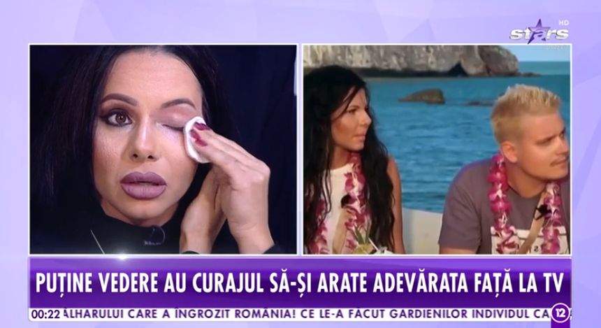 VIDEO / Elena de la "Insula Iubirii" s-a demachiat în direct şi a vorbit despre iubire. "Am o relaţie de şase luni"