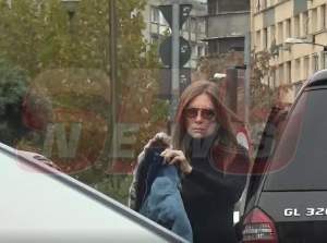 VIDEO PAPARAZZI / Romaniţa Iovan şi-a lăsat soţul acasă şi a dat fuga la hotel! S-a lăsat cu cadouri