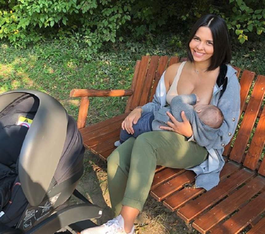 Andreea Popescu şi-a luat inima în dinţi, la 5 luni după ce a devenit mamă. "Vacanţă, cu un zbor de 12 ore"