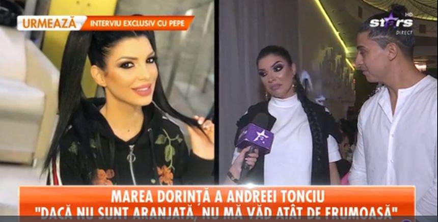 VIDEO / Suferă la frumuseţe. Andreea Tonciu renunţă la bunătăţi pentru a fi din nou top model. "Vreau să ajung la 45 de kg"