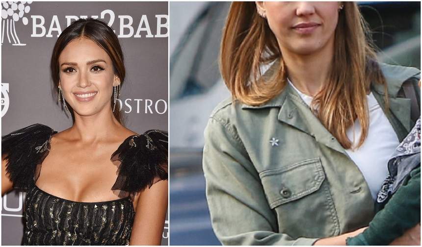 FOTO / Pe covorul roșu, femeia fatală, la cumpărături cam... banală! Jessica Alba, de nerecunoscut