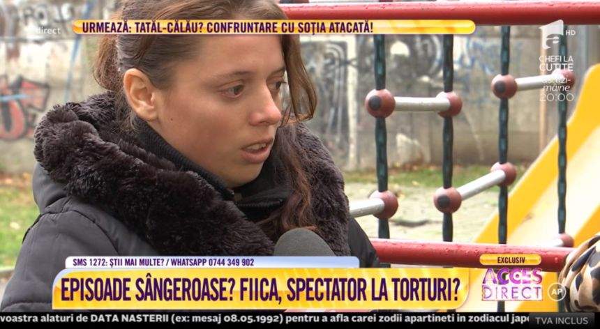 VIDEO / Bătută şi sechestrată de concubinul alcoolic, o tânără mamă a fost la un pas de moarte. "A venit cu drujba pornită spre mine"