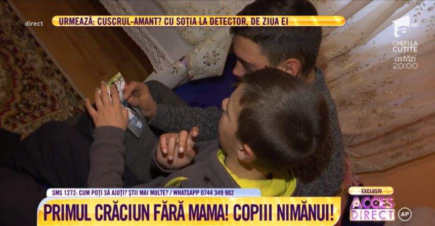 VIDEO / Tată la 16 ani pentru fratele mai mic. Ionuţ este stâlpul familiei, după ce mama i-a murit în urmă cu şase luni