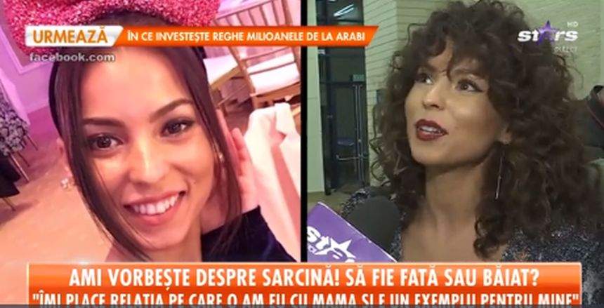 VIDEO / Ami, dezvăluiri despre sarcină: "Mama mea este o mamă tânără și am vrut să-i urmez exemplul"