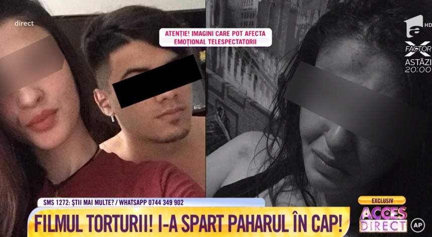 VIDEO / Imaginile terorii! Fată de 17 ani, torturată de iubit: „Îmi e frică să nu o omoare”