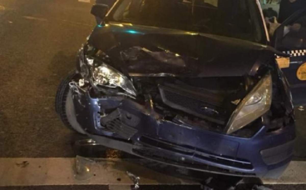 Accident rutier grav în Cluj! Un taximetrist ar fi vinovat de impact