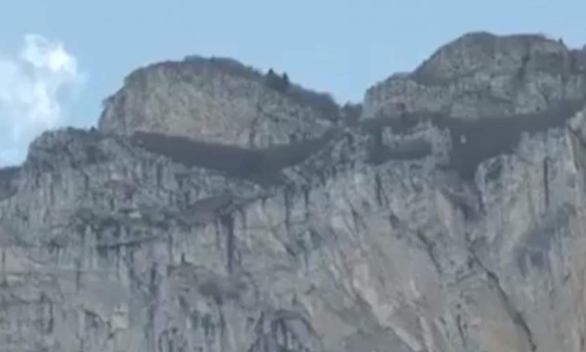 VIDEO / Un român a murit strivit de stânci în Alpi, după ce paraşuta nu s-a deschis