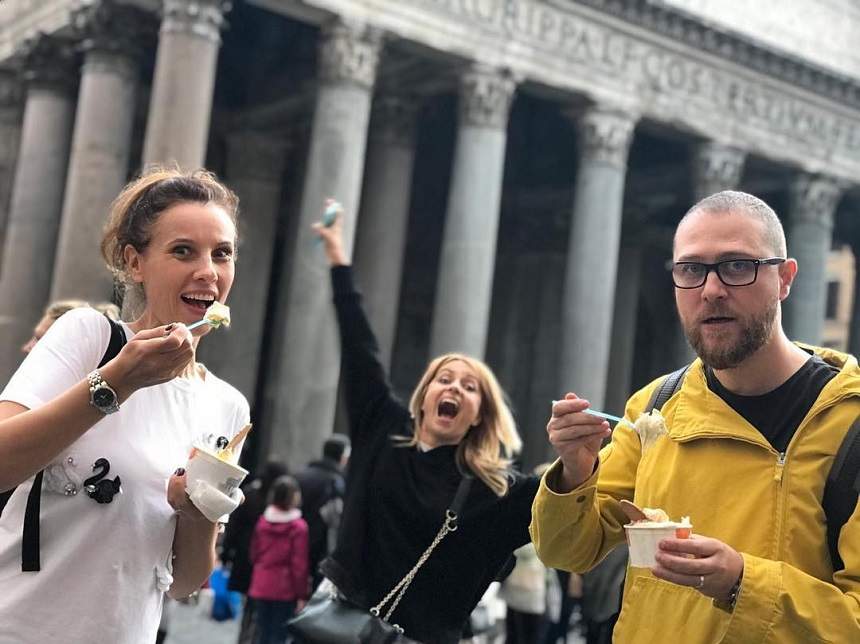 FOTO / Simona Gherghe, escapadă la Roma: "Opriţi ploaia!"