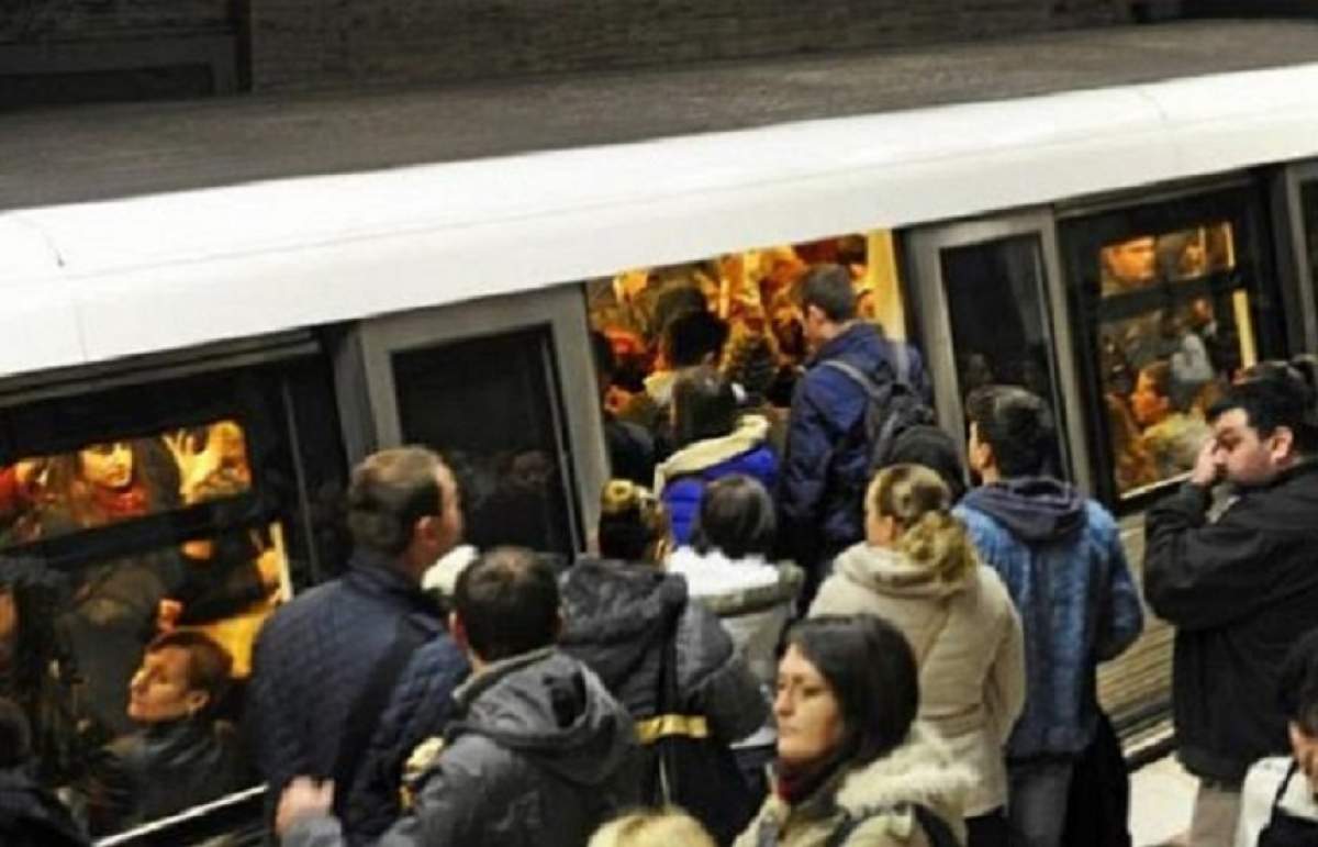 Haos la metrou! Între Izvor şi Timpuri Noi se circulă foarte greu