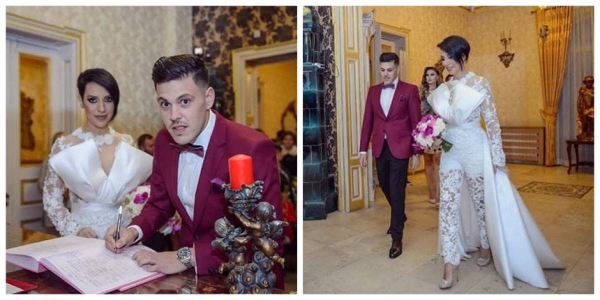 FOTO / Fiica lui Cristian Popescu Piedone s-a căsătorit: "Cea mai fericită zi din viaţa noastră"