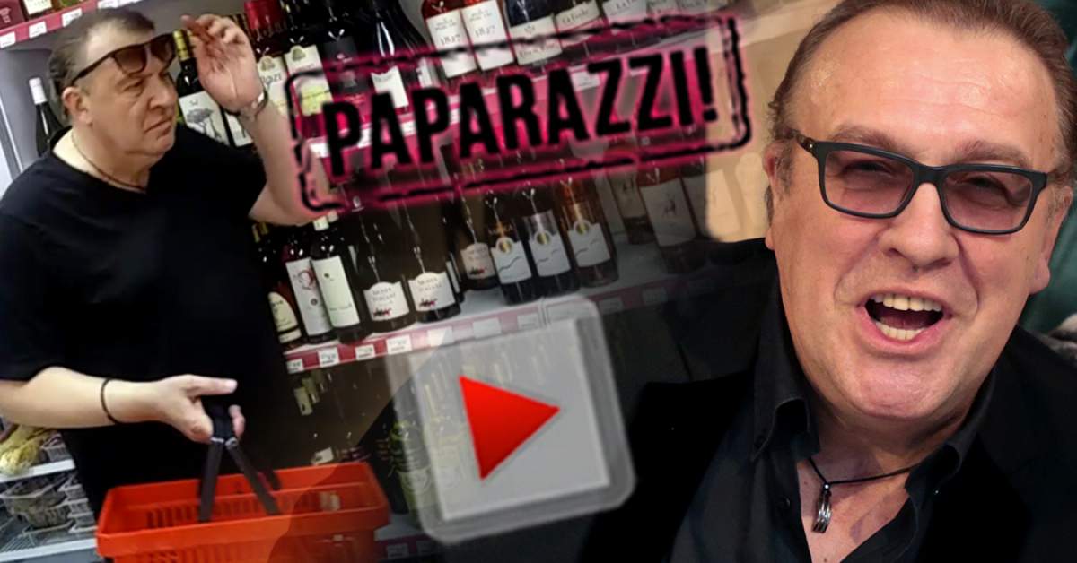 VIDEO PAPARAZZI / Când n-ai timp să găteşti, improvizezi! Gabriel Cotabiţă, surprins la cumpărături, exact când nu se aştepta