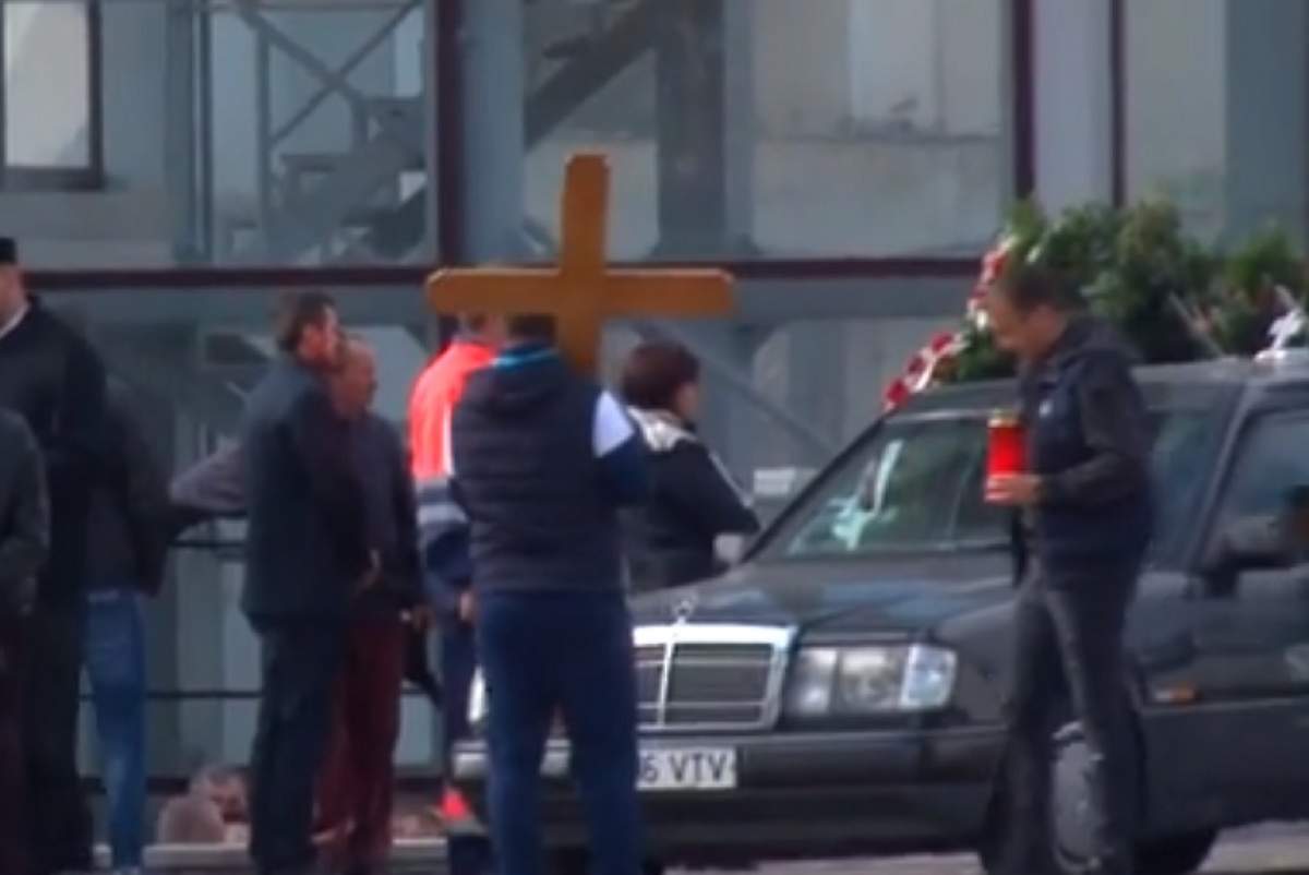 VIDEO / Polițistul din Pitești care și-a ucis copilul, înmormântat la 100 de kilometri distanță de fiul său