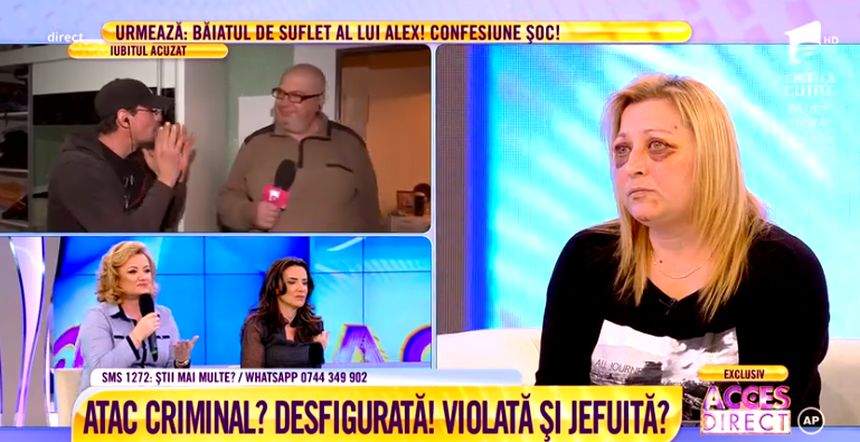 VIDEO / Violată şi desfigurată de fostul iubit. Drama femeii căreia îi este frică să mai iasă din casă. "Încearcă să mă omoare"