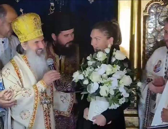 VIDEO / Simona Halep, premiată de Biserica Ortodoxă Română! Sportiva a primit „Crucea Sf. Apostol Andrei”