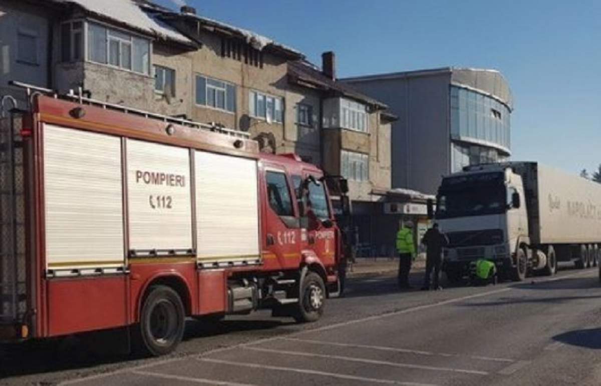 Tragedie în Botoşani! O femeie a murit sub roţile unui TIR