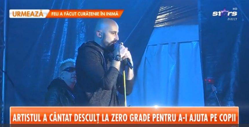 VIDEO / Călin Goia, gest emoţionant faţă de copiii defavorizaţi. Solistul de la Voltaj şi-a impresionat fanii până la lacrimi