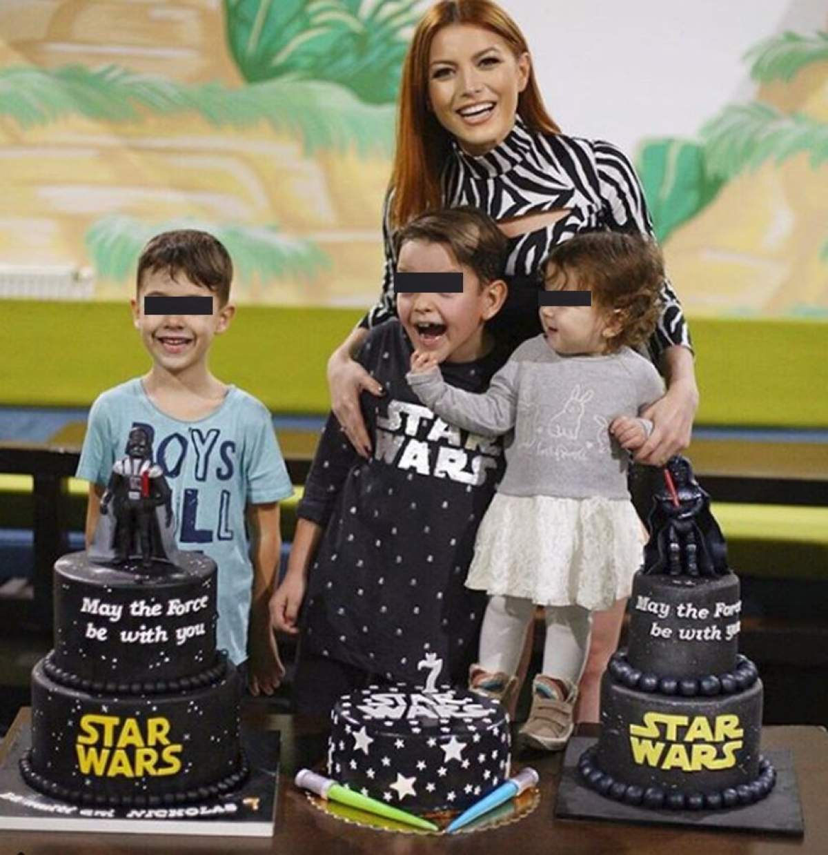 FOTO / Fiul Elenei Gheorghe a împlinit 7 ani. Artista a organizat o petrecere ca în poveşti pentru Nicholas