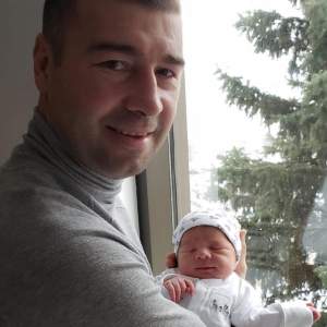 FOTO / Lucian Bute a devenit tată pentru a doua oară. Prima poză cu fiul sportivului
