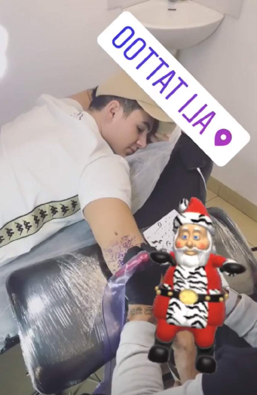 FOTO / Mario Fresh se tatuează! Ce zonă dureroasă a ales iubitul Alexiei Eram