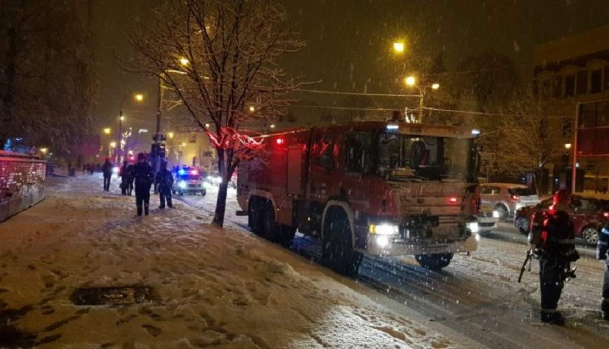 Incendiu la maternitatea din Sibiu. Flăcările au izbucnit în salonul unor mămici