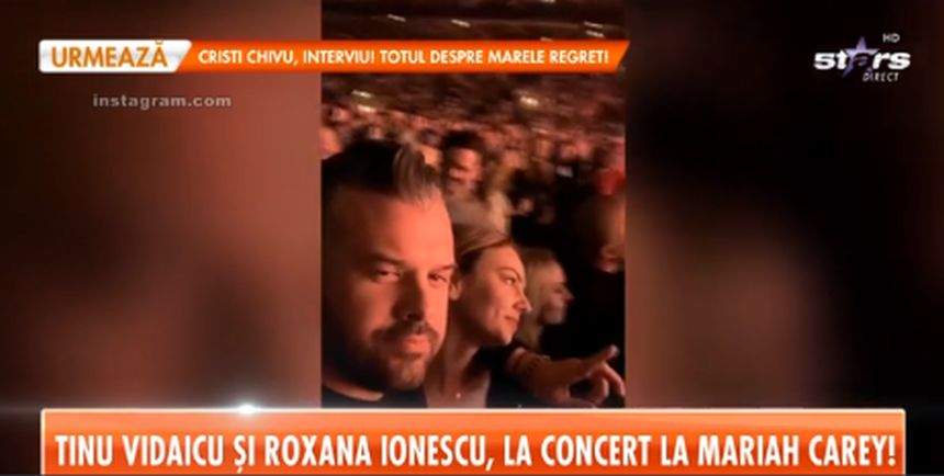 VIDEO / Tinu Vidaicu a scos bani grei din buzunar pentru a-i face pe plac Roxanei. A dus-o la concert la Mariah Carey