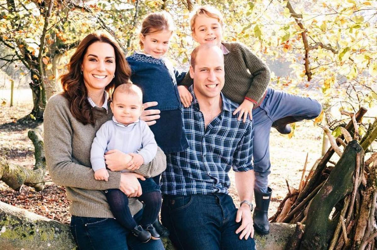 FOTO / Anunţ de ultimă oră de la Casa Regală. Aşa arată felicitarea de Crăciun a familiei Prinţului William