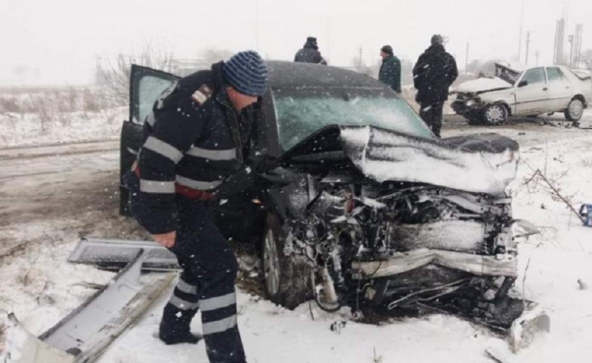 Accident grav pe DN23! O femeie a murit, alte trei persoane sunt rănite