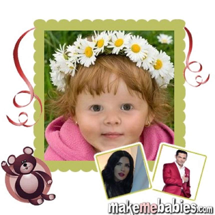 FOTO / Aşa ar putea arăta copilul Laviniei Pîrva şi al lui Ştefan Bănică. Seamănă cu mama sau cu tatăl?