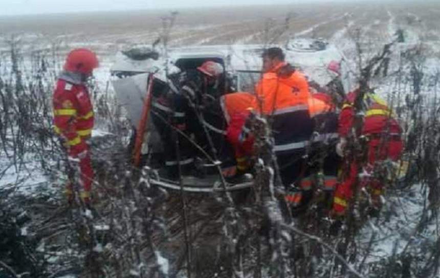 FOTO / Impact mortal pe drumul dintre Islaz și Corabia! Sunt mai multe victime