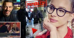 VIDEO PAPARAZZI / Îl traduce pe Petrişor Ruge? Sandra Izbaşa, întâlnire suspectă cu un bărbat misterios! Răsfăţ şi multe zâmbete „nevinovate”