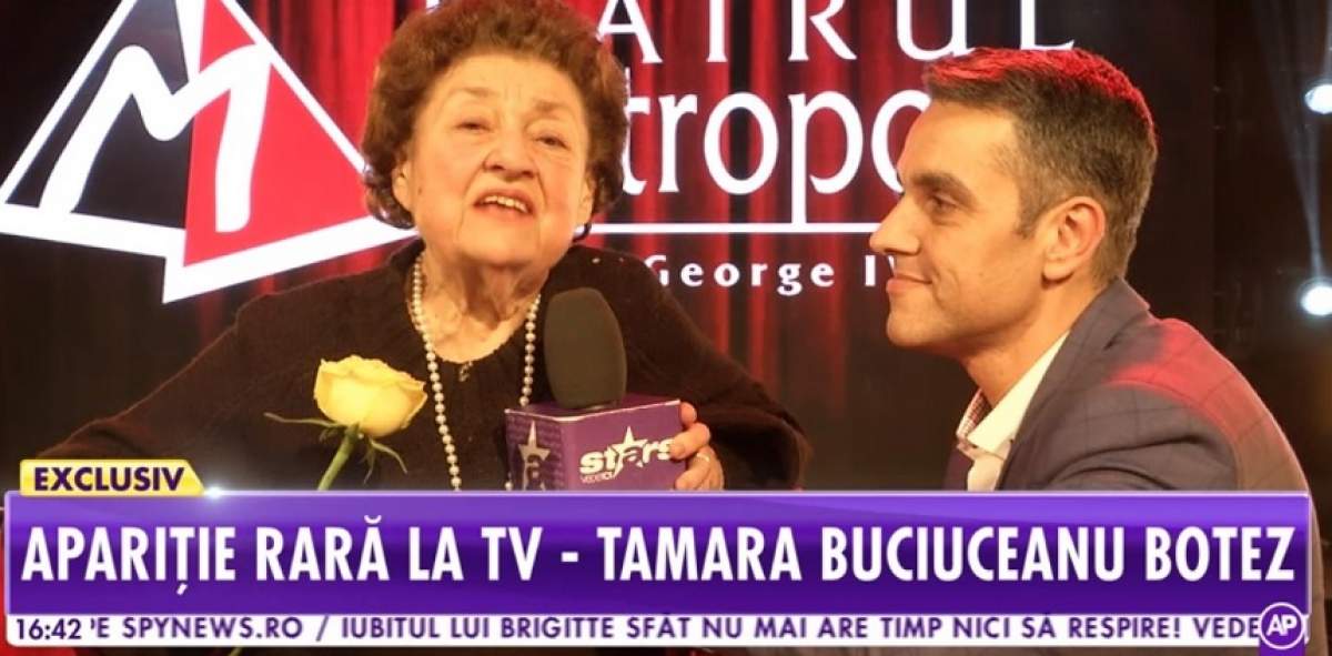 Tamara Buciuceanu, apariţie rară la TV! „A fost o întâlnire de suflet şi nu un spectacol!”
