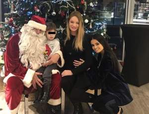 FOTO / Valentina Pelinel l-a dus pe micuțul Milan să îl vadă pe Moș Crăciun! Detaliul care a atras atenția tuturor