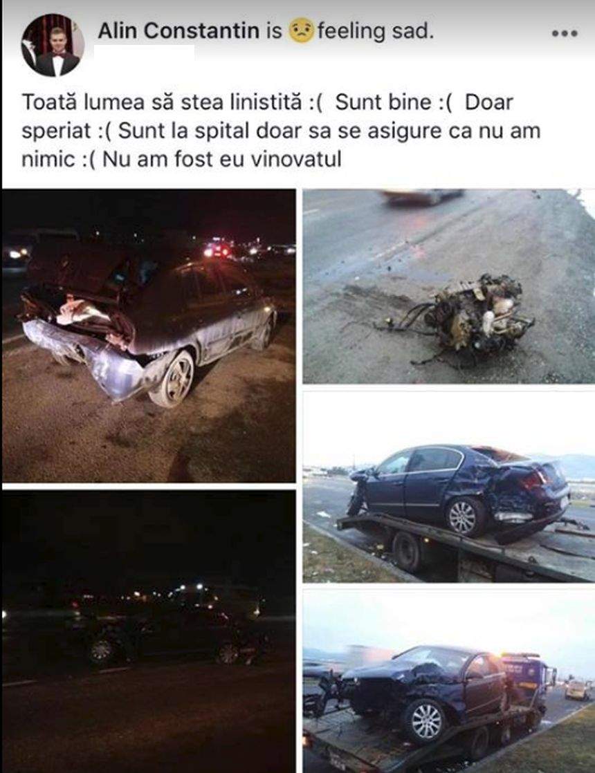 Alin de la MPFM a făcut accident. În ce stare este fostul concurent!