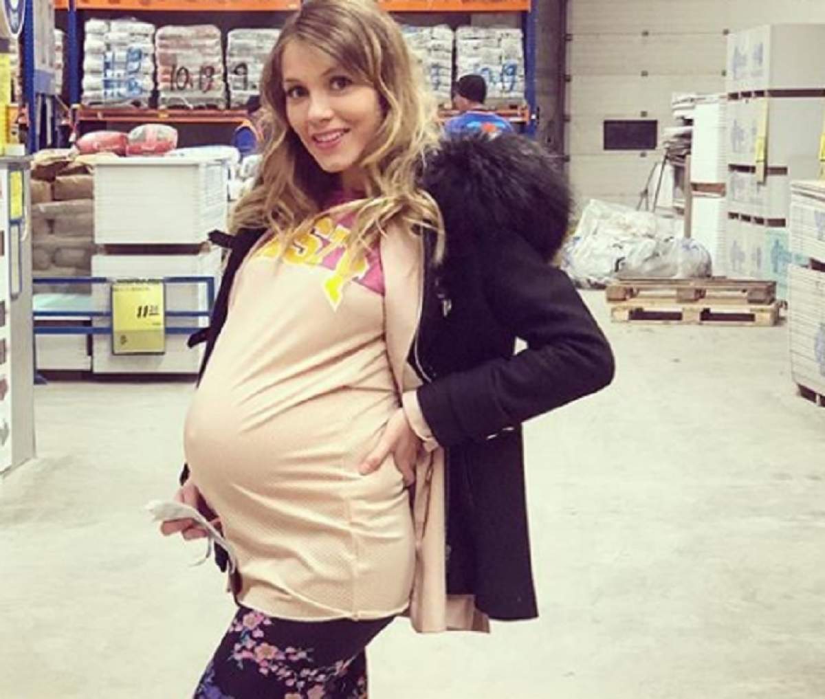 FOTO / Mai are puțin și naște, dar nu renunță la cumpărături! Cum a fost surprinsă Andreea Ibacka, însărcinată în 9 luni